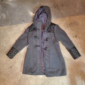 Yoki Hooded Long Coat - Girls Size 12-14